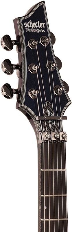 open zoom image for Schecter Hellraiser Hybrid C-1FRS Electric Guitar, Ultra Violet, Headstock Left Front