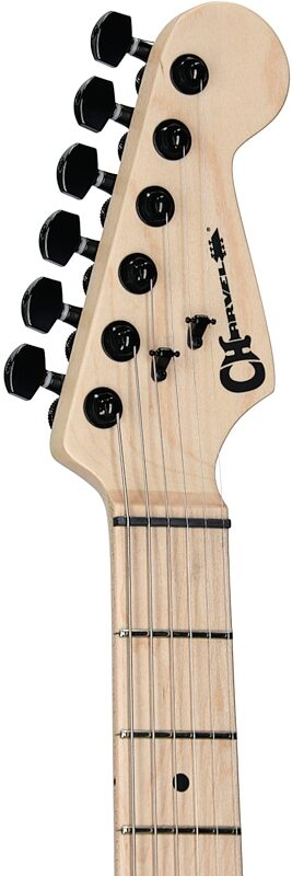 open zoom image for Charvel Pro-Mod So-Cal Style 1 HH HT Electric Guitar, Natural Ash, Open Box (Very Good), Headstock Left Front