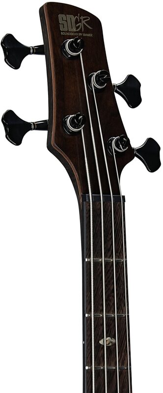 open zoom image for Ibanez SR1320SB Premium Electric Bass (with Gig Bag), Aqua Wave Low Gloss, Headstock Left Front