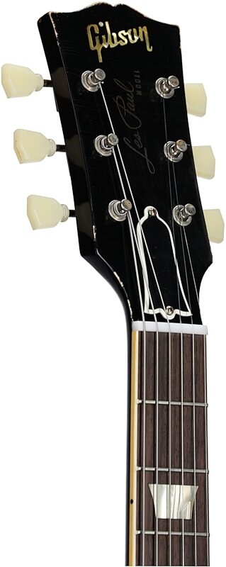 open zoom image for Gibson Custom 1957 Les Paul Goldtop Murphy Lab Light Aged Electric Guitar (with Case), Double Gold with Dark Back, Headstock Left Front