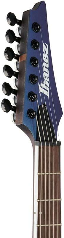 open zoom image for Ibanez RG631ALF Axion Label Electric Guitar, Blue Chameleon, Headstock Left Front