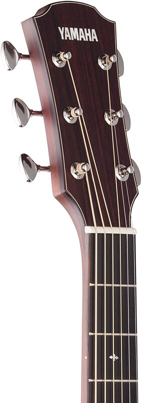 open zoom image for Yamaha A5M Dreadnought Acoustic-Electric Guitar (with Case), Vintage Natural, Headstock Left Front