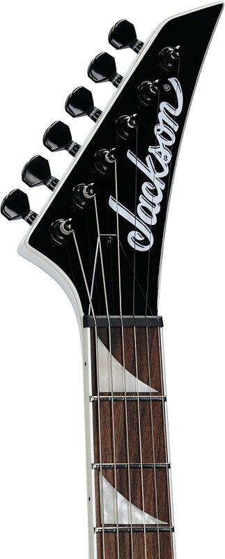 open zoom image for Jackson X Series Soloist SLX DX HT Electric Guitar, with Laurel Fingerboard, Snow White, Headstock Left Front