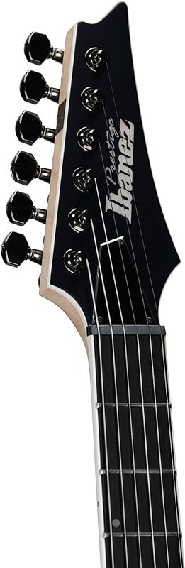 open zoom image for Ibanez RG5121R Prestige Electric Guitar (with Case), Dark Tide Blue Flat, Headstock Left Front