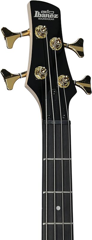 open zoom image for Ibanez GSR200PC Gio Electric Bass, Transparent Marine Burst, Headstock Left Front