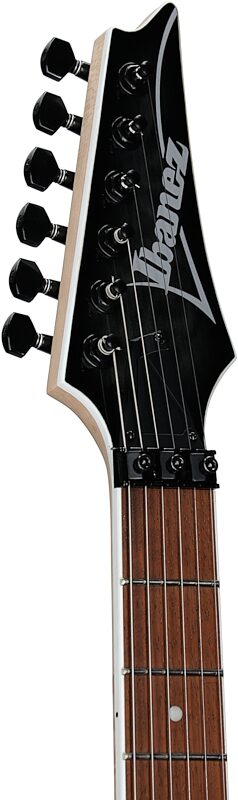 open zoom image for Ibanez RG450QMB Electric Guitar, Transparent Gray Burst, Headstock Left Front