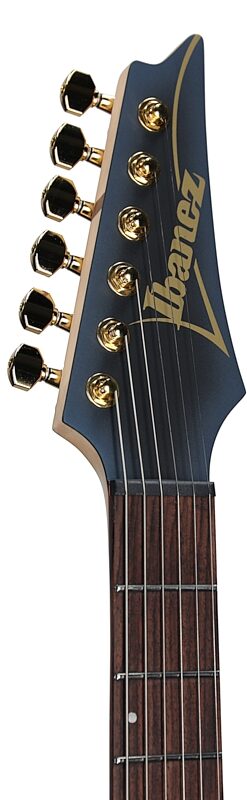 open zoom image for Ibanez SML721 Multi-scale Electric Guitar, Midnight Arctic Ocean, Headstock Left Front