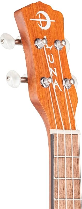 open zoom image for Luna Peace Acoustic-Electric Concert Ukulele (with Gig Bag), New, Headstock Left Front