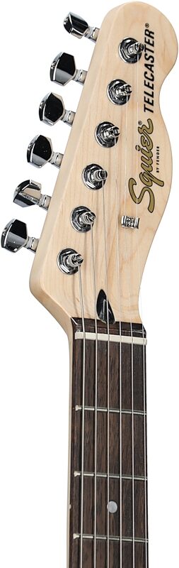 open zoom image for Squier Affinity Telecaster Electric Guitar, Laurel Fingerboard, Lake Placid Blue, Headstock Left Front