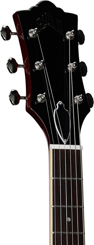 open zoom image for Guild Starfire I DC Semi-Hollowbody Electric Guitar, Left-Handed, Cherry Red, Headstock Left Front
