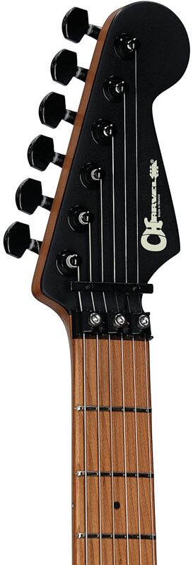 open zoom image for Charvel Pro-Mod Plus So-Cal Style 1 HH FR CM Electric Guitar (with Gig Bag), Scorch Earth, Headstock Left Front
