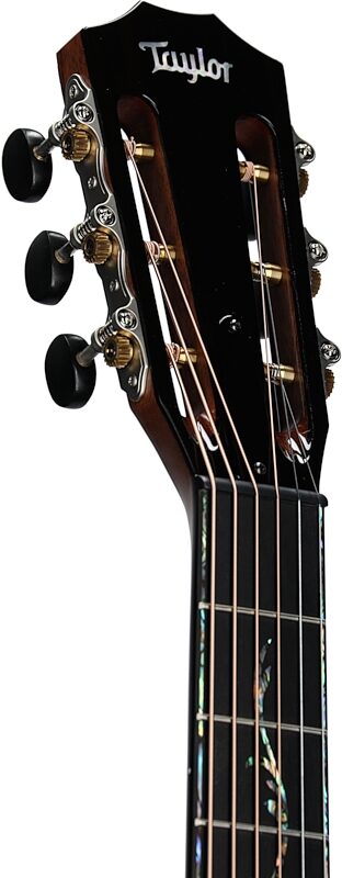open zoom image for Taylor PS12ce 12-Fret V-Class Acoustic-Electric Guitar (with Case), New, Headstock Left Front