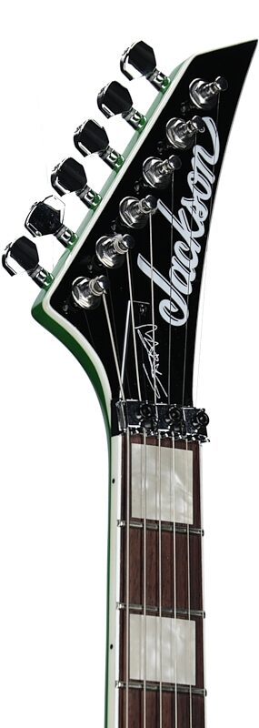 open zoom image for Jackson X Series Signature Scott Ian King V Electric Guitar, Baldini, Open Box (Very Good), Headstock Left Front