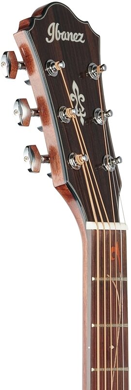 open zoom image for Ibanez AE275BT Acoustic-Electric Baritone Guitar, Natural Low Gloss, Headstock Left Front