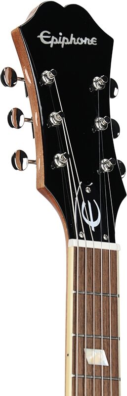 open zoom image for Epiphone Casino Archtop Hollowbody Electric Guitar (with Gig Bag), Natural, Headstock Left Front