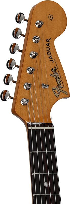 open zoom image for Fender Vintera III Mid 60s Jaguar Electric Guitar (with Gig Bag), 3-Color Sunburst, Rosewood Fretboard, Headstock Left Front