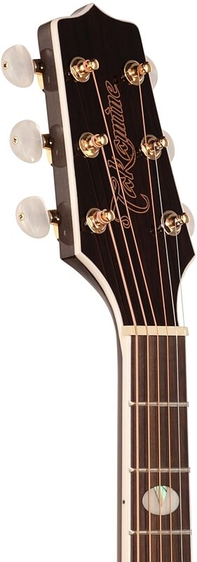 open zoom image for Takamine GN75CE Acoustic-Electric Guitar, Transparent Black, Headstock Left Front