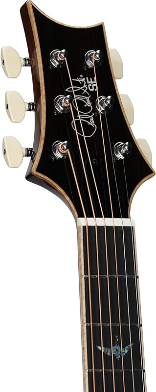 open zoom image for PRS Paul Reed Smith SE Angelus A60E Acoustic-Electric Guitar, Cobalt Blue Burst, Headstock Left Front