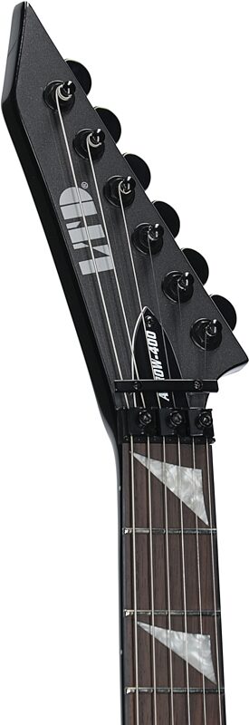 open zoom image for ESP LTD Arrow 400 Electric Guitar, Charcoal Metallic, Headstock Left Front