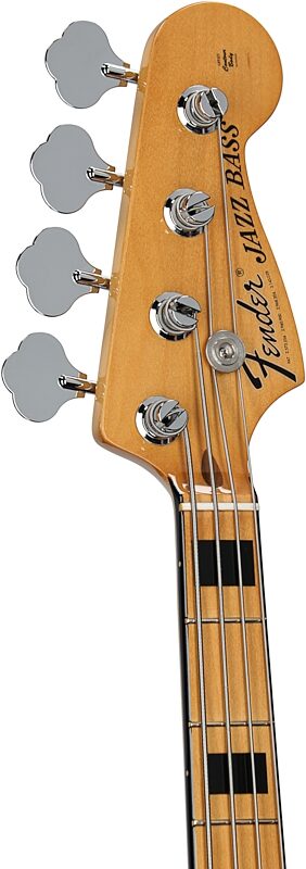 open zoom image for Fender Vintera III Early 70s Jazz Bass Guitar (with Gig Bag), 3-Color Sunburst, Maple Fretboard, Headstock Left Front
