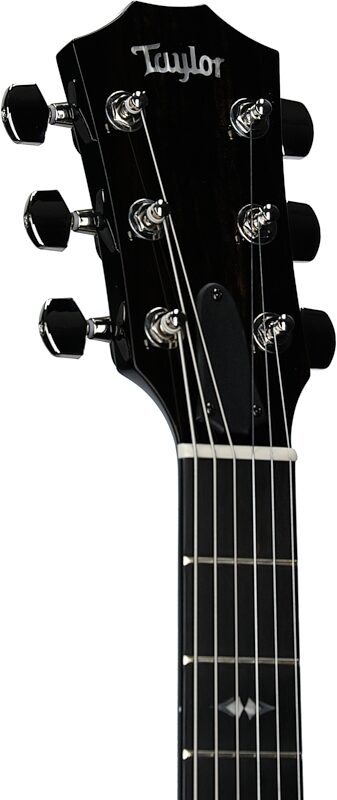 open zoom image for Taylor T5z Pro Armrest Electric Guitar (with Case), Black, Headstock Left Front