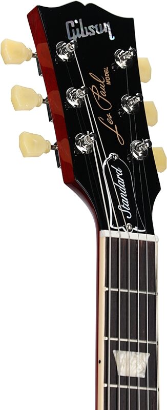 open zoom image for Gibson Les Paul Standard '50s Electric Guitar (with Case), Heritage Cherry Sunburst, Headstock Left Front