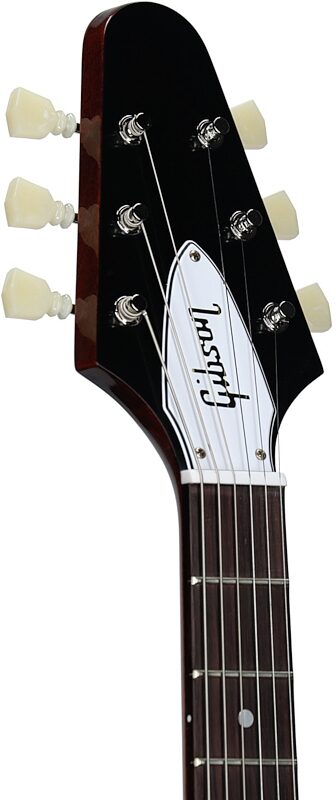 open zoom image for Gibson Custom Shop 1971 Flying V Medallion Reissue Electric Guitar (with Case), New, Headstock Left Front
