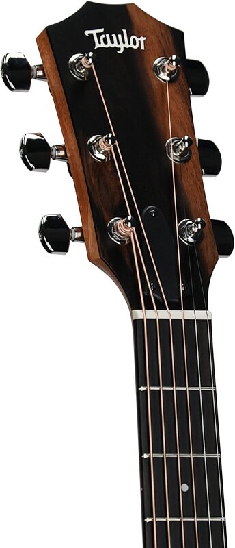 open zoom image for Taylor 217e Plus Grand Pacific Acoustic-Electric Guitar (with Aerocase), Tobacco Burst, Headstock Left Front