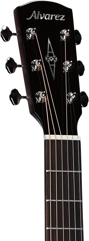 open zoom image for Alvarez MD60 Herringbone Masterworks Dreadnought Acoustic Guitar (with Gig Bag), New, Headstock Left Front