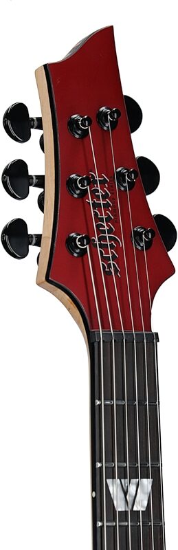open zoom image for Schecter C1 SLS Custom Electric Guitar, Racing Red, Headstock Left Front