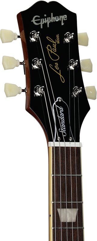 open zoom image for Epiphone Inspired by Gibson Les Paul Standard '50s Electric Guitar (with Gig Bag), Seafoam Green, Laurel Fretboard, Headstock Left Front