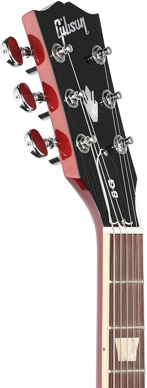 open zoom image for Gibson SG Standard Electric Guitar (with Soft Case), Heritage Cherry, Headstock Left Front