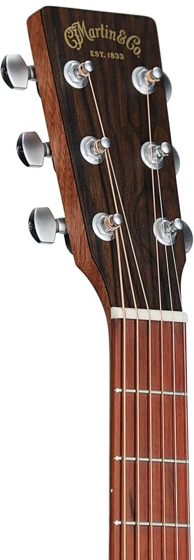 open zoom image for Martin D-X2E Ziricote Burst Acoustic-Electric Guitar (with Soft Case), New, Headstock Left Front