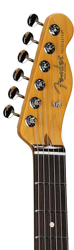 open zoom image for Fender American Pro Classic Hotshot Telecaster Electric Guitar, Rosewood Fingerboard (with Gig Bag), Butterscotch Blonde, Open Box (Very Good), Headstock Left Front