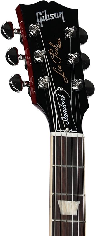 open zoom image for Gibson Les Paul Standard '60s Electric Guitar (with Case), Bourbon Burst, Headstock Left Front
