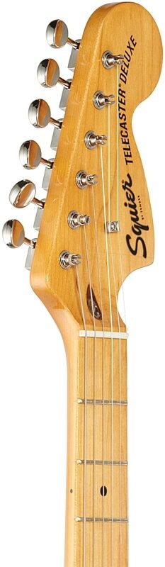 open zoom image for Squier Classic Vibe '70s Telecaster Deluxe Electric Guitar, with Maple Fingerboard, Olympic White, Headstock Left Front