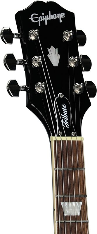 open zoom image for Epiphone SG Tribute Plus Electric Guitar, Vintage Sunburst, Open Box (Very Good), Headstock Left Front