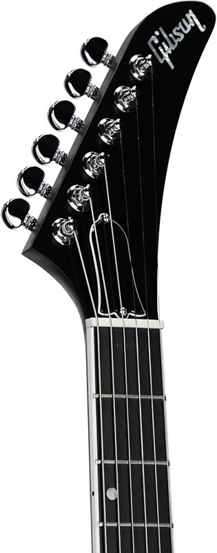 open zoom image for Gibson Victory Electric Guitar (with Case), Dark Walnut Satin, Headstock Left Front