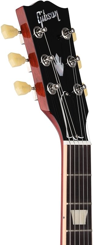 open zoom image for Gibson SG Standard '61 Maestro Vibrola Electric Guitar (with Case), Vintage Cherry, Headstock Left Front