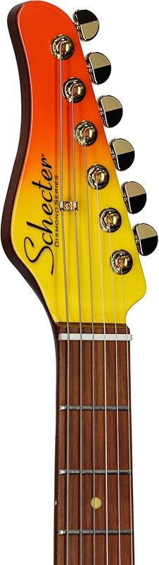open zoom image for Schecter Tori Ruffin Freak Juice Traditional Electric Guitar, Juice Burst, Headstock Left Front