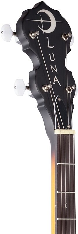 open zoom image for Luna Celtic Banjo, 5-String, New, Headstock Left Front