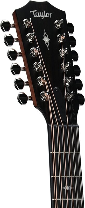 open zoom image for Taylor 354ce Grand Auditorium Acoustic-Electric Guitar, 12-String (with Case), Natural, Headstock Left Front