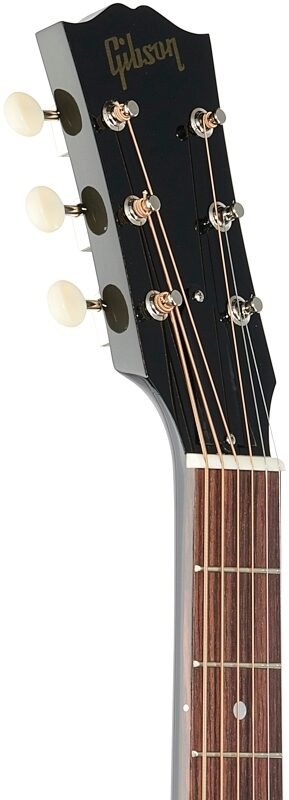 open zoom image for Gibson '50s J-45 Original Acoustic-Electric Guitar (with Case), Ebony, Open Box (Very Good), Headstock Left Front
