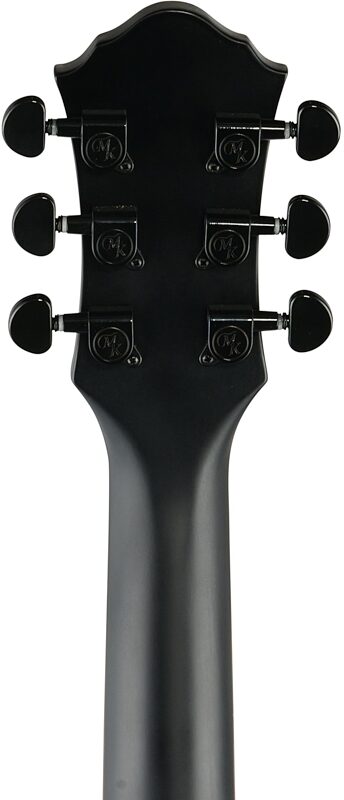 open zoom image for Michael Kelly Forte Port Exotic Java Ebony Acoustic Electric Guitar, Java, Headstock Left Front