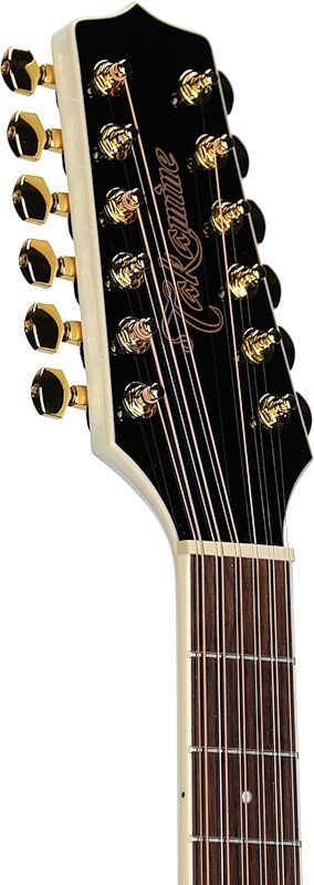 open zoom image for Takamine GD37CE-12 Acoustic-Electric Guitar, 12-String (with Gig Bag), Pearl White, Headstock Left Front