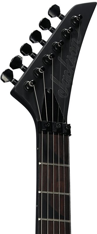 open zoom image for Jackson Pro Series Rob Cavestany Death Angel Electric Guitar, Satin Black, Headstock Left Front