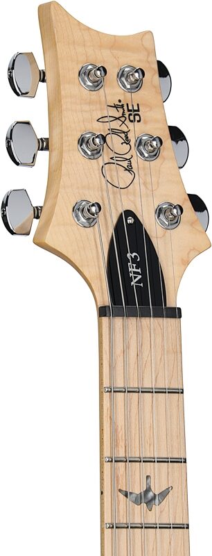 open zoom image for PRS Paul Reed Smith SE NF3 Electric Guitar, with Maple Fingerboard (with Gig Bag), Gun Metal Gray, Headstock Left Front