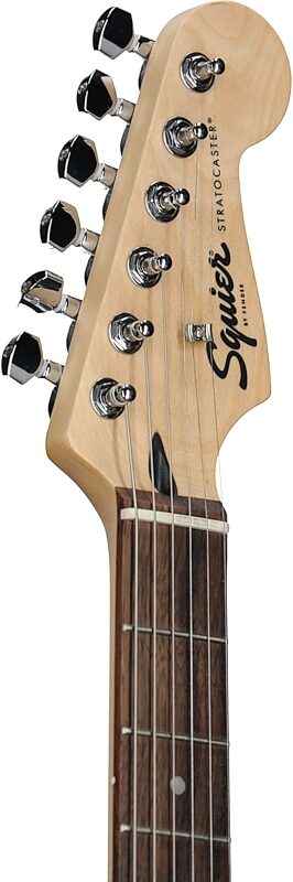 open zoom image for Squier Sonic Hard Tail Stratocaster Electric Guitar, Laurel Fingerboard, Torino Red, Headstock Left Front