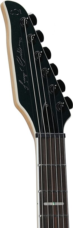 open zoom image for Sire Larry Carlton Y10 Electric Guitar, Metallic Green, Headstock Left Front