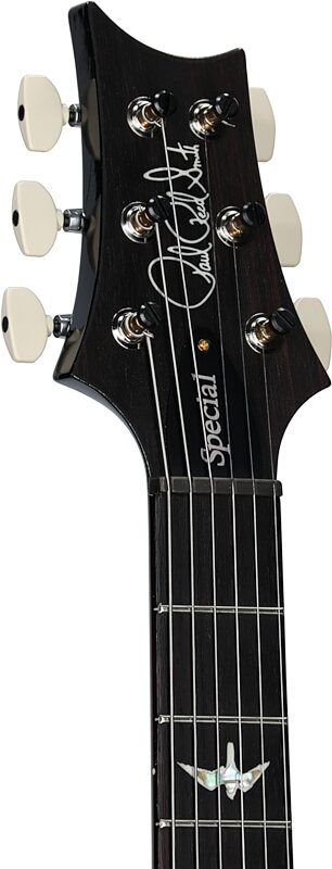 open zoom image for PRS Paul Reed Smith Special Semi-Hollow LTD 10-Top Electric Guitar (with Case), Carrol Blue Smoke, Headstock Left Front